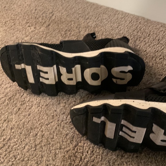 Sorel Sneakers Kinetic Sneak Alpine Tundra Round Toe Womens Black Size 7.5 - Picture 4 of 6